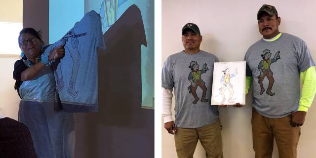 T-shirt design demonstrations